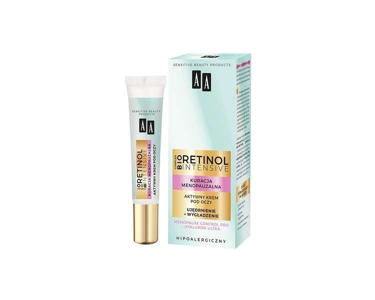 AA Retinol Intensive Menopause Eye Firming and Smoothing Cream 15ml