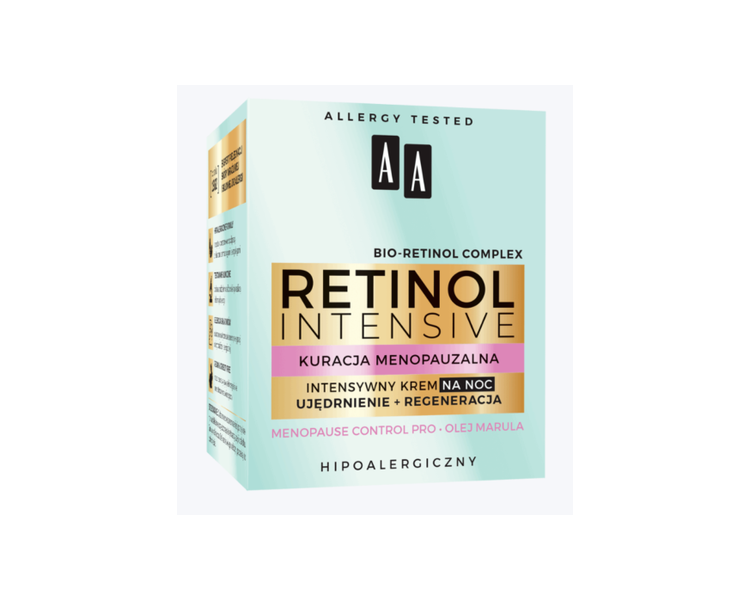 AA Retinol Intensive Menopausal Treatment Night Cream Firming Regeneration 50ml