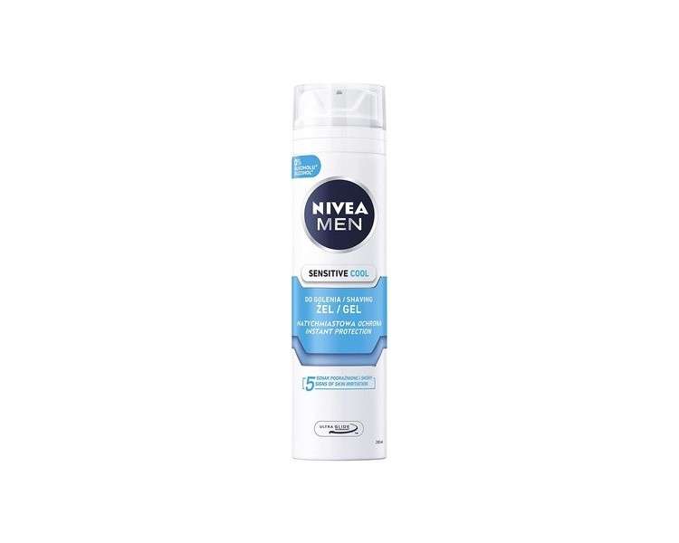 Nivea Men Sensitive Cooling Shaving Gel 200ml