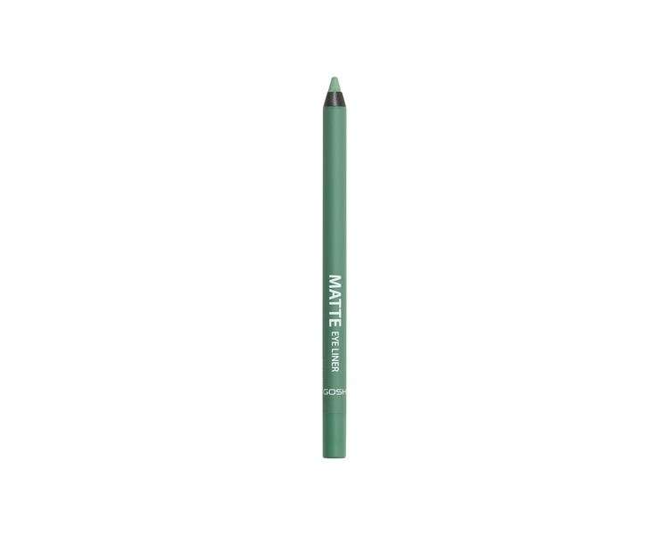 GOSH Matte Eyeliner in Fresh Green Creamy Soft Texture High Coverage 011 Alligator