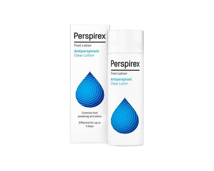 Perspirex Hand and Foot Deodorant Antiperspirant Deodorant Lotion for Sweaty Feet and Sweaty Hands with Up to 3 Days of Protection and Freshness 100ml