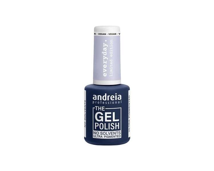 Andreia The Gel Polish Professional Gel Nail Polish Solvent-Free Limited Collection Color ED3 Pastel Lavender