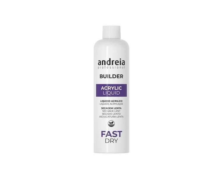 Andreia Professional Nail Builder Acrylic Monomer Liquid Fast Dry 250ml for Professionals