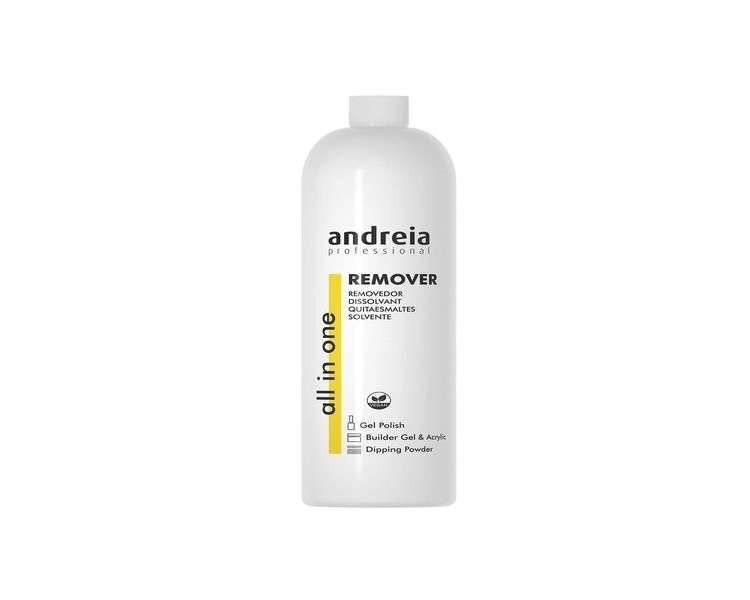 Andreia Professional All-in-One Dip Powder, Gel Nail Polish, and Gel Prep Remover 1 Liter