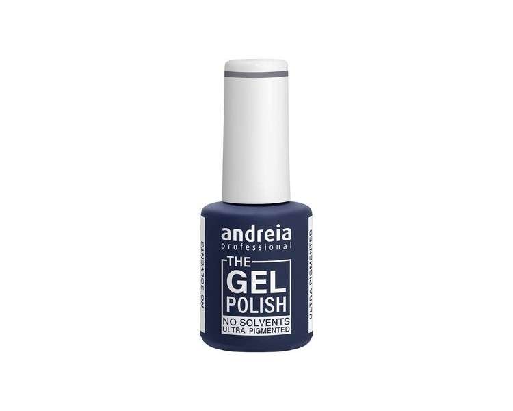 Andreia Professional The Gel Polish Solvent and Odor Free Gel Color G40 Grey Shades of Silver