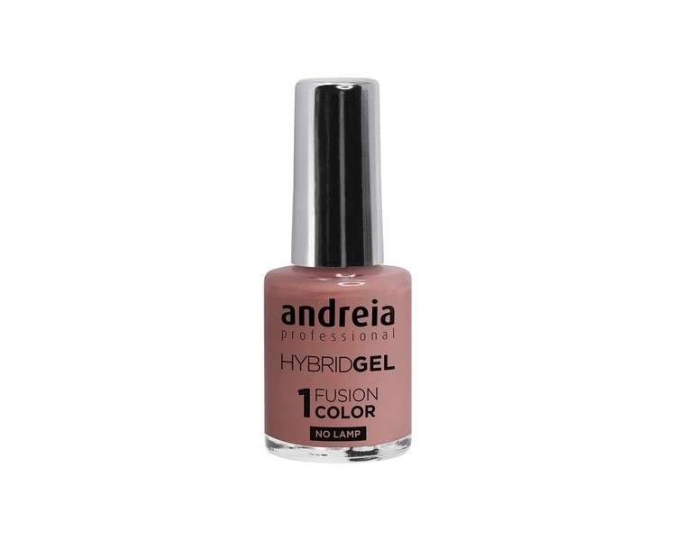 Andreia Professional Gel Hybrid Nail Polish 2 Step No Lamp Required - Fusion Color H8 Natural 10ml