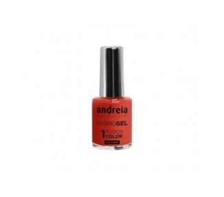 Andreia Professional Hybrid Gel Nail Polish Fusion Colour H41 Coral Tan - 2 Steps No Lamp Required Long Lasting Easy Removal