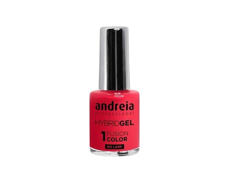 Andreia Professional Hybrid Gel Nail Polish Fusion Color H37 Neon Pink H37 Coral Tan