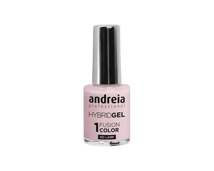 Andreia Professional Hybrid Gel Nail Polish Fusion Colour H20 Pink - 2 Steps No Lamp Required Long Lasting Easy Removal