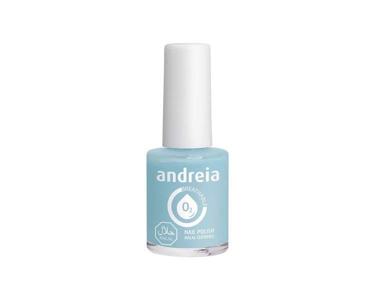 Andreia Halal Breathable Nail Polish Glossy Vegan and Cruelty-Free 10.5ml B3 Blue