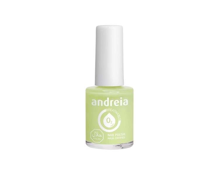 Andreia Halal Breathable Nail Polish Glossy Vegan and Cruelty-Free 10.5ml B4 Green Shades of Blue