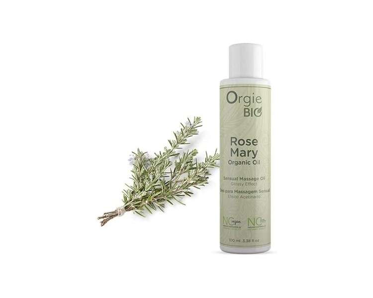 Orgie Bio Organic Sensual Massage Oil with Natural Rosemary Scent 100ml