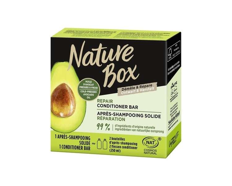 Nature Box Solid Repair Conditioner with Cold Pressed Avocado Oil 80g