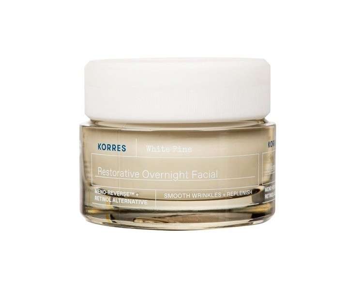 KORRES WHITE PINE Meno Reverse Regenerating Night Cream for Mature Skin After Menopause 40ml