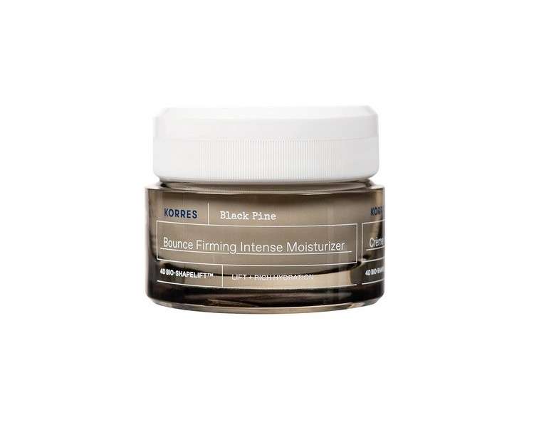 KORRES BLACK PINE 4D Bio-ShapeLift Firming and Intensively Moisturizing Cream for Dry to Very Dry Skin - Vegan