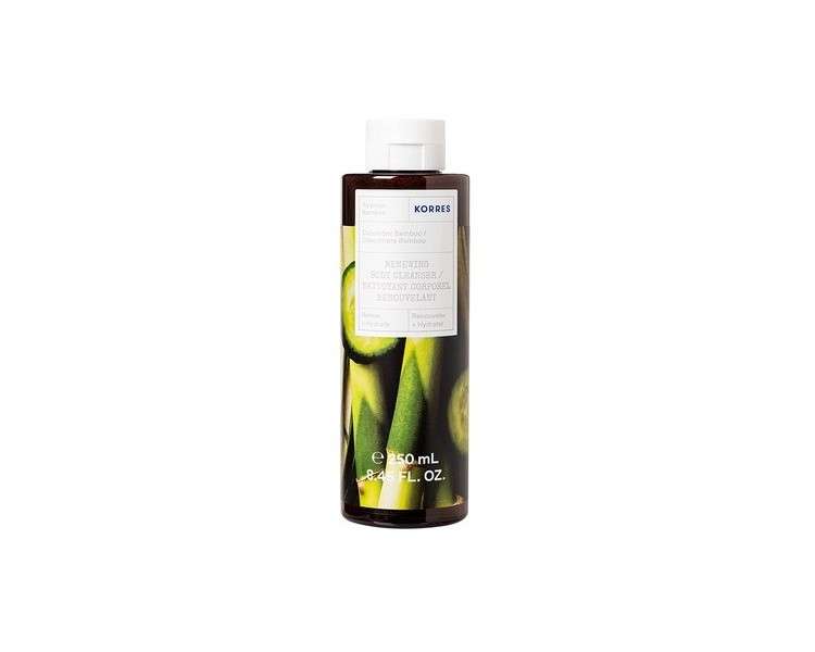 KORRES Cucumber Bamboo Revitalizing Shower Gel with Active Aloe Vera 250ml