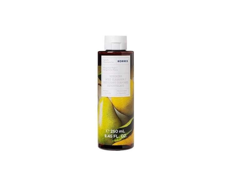 KORRES Bergamot Pear Revitalizing Shower Gel with Active Aloe Vera 250ml