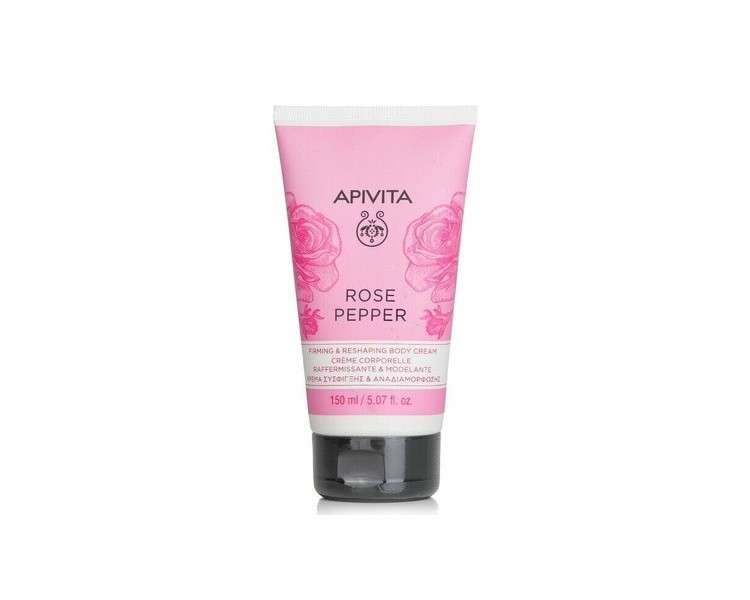 Apivita Rose Pepper Firming and Reshaping Body Cream 150ml 5.31oz Body Care