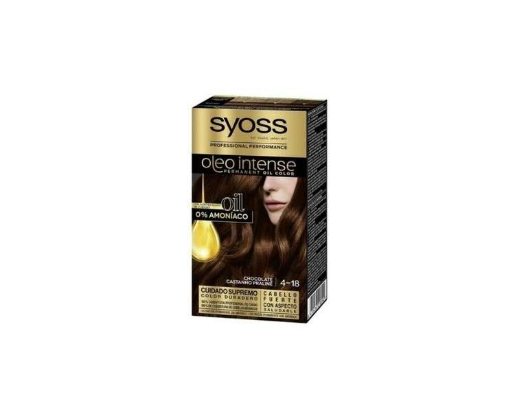 Syoss Brown Permanent Dye N.4-18