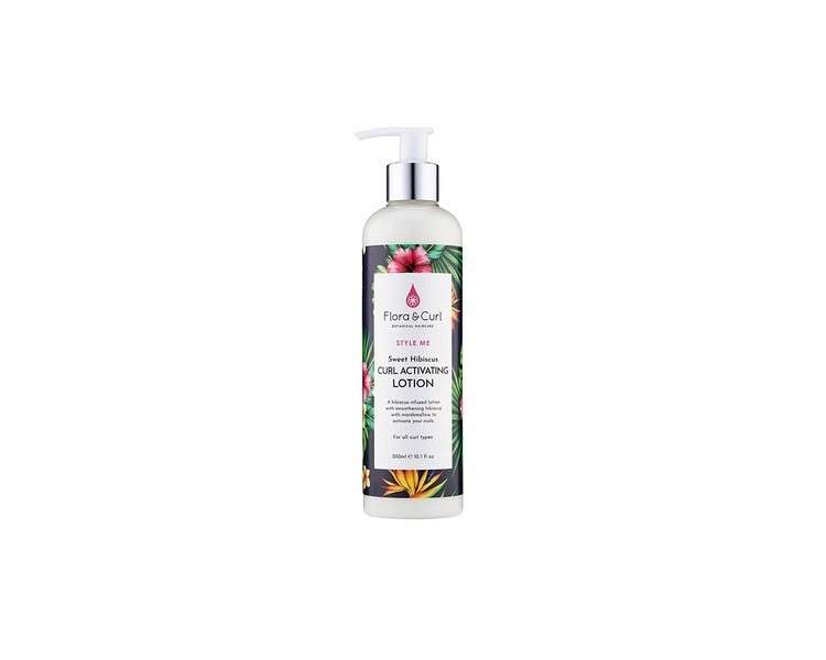 Flora & Curl Sweet Hibiscus Curl Activating Lotion for Natural Curly Hair 300ml