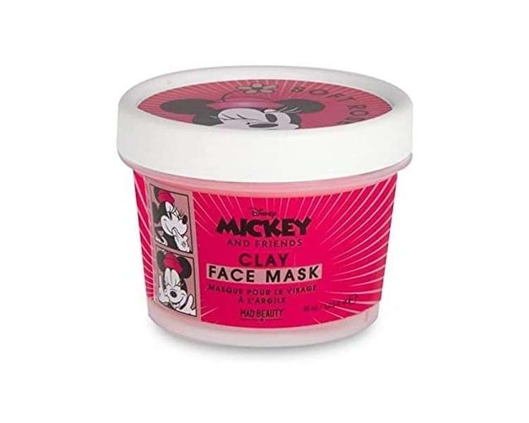 Mad Beauty Minnie Mouse Soft Rose Scented Clay Face Mask 90ml