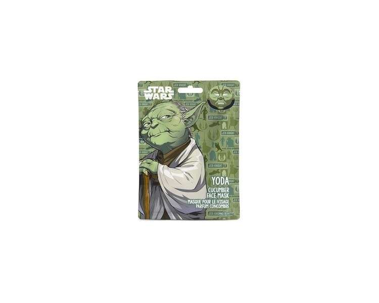 MAD Beauty Disney Star Wars Yoda Face Mask Moisturizing and Refreshing for Glowing Skin 30g