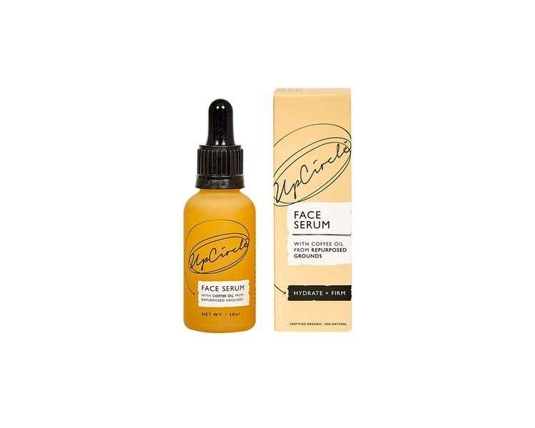 UpCircle Coffee Oil Bio Face Serum 30ml with Vitamin C - Natural Moisturizing Vegan and Cruelty-Free