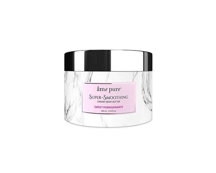 âme pure Body Butter Moisturizing Cream with Sweet Pomegranate Scent - Vegan