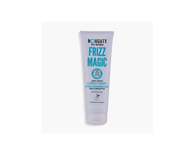 Noughty Frizz Magic Conditioner Anti Frizz Humidity Conditioning Formula for Frizzy Curly and Wavy Hair 250ml