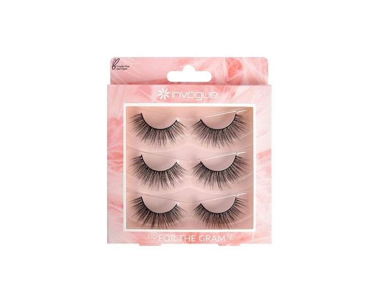 Invogue Vault 3 Multipack Lashes - Pack of 3 Pairs