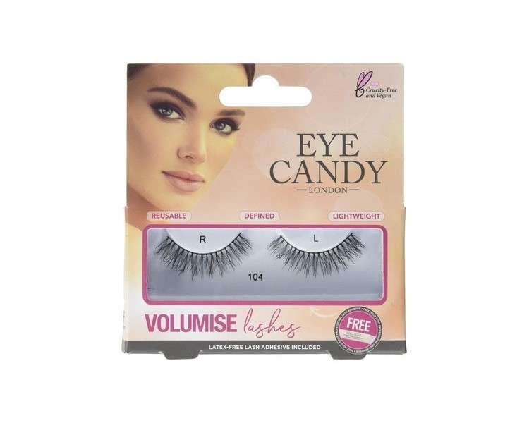 Eye Candy Volumise False Eyelashes 104 - 100g