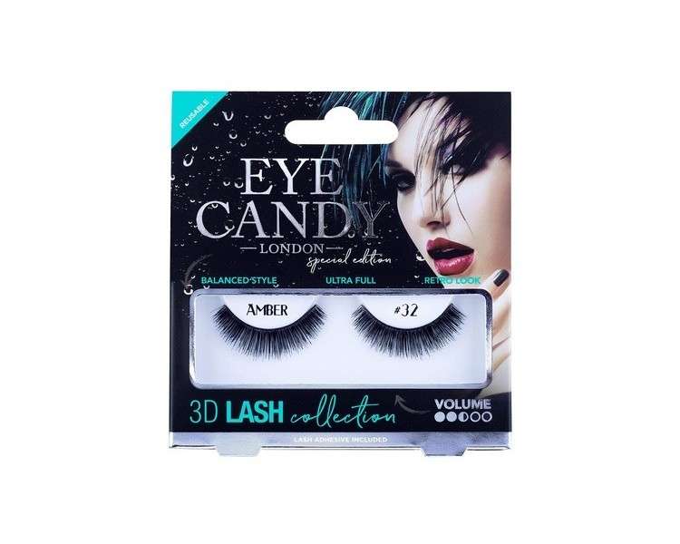 3D Style False Eyelashes Amber