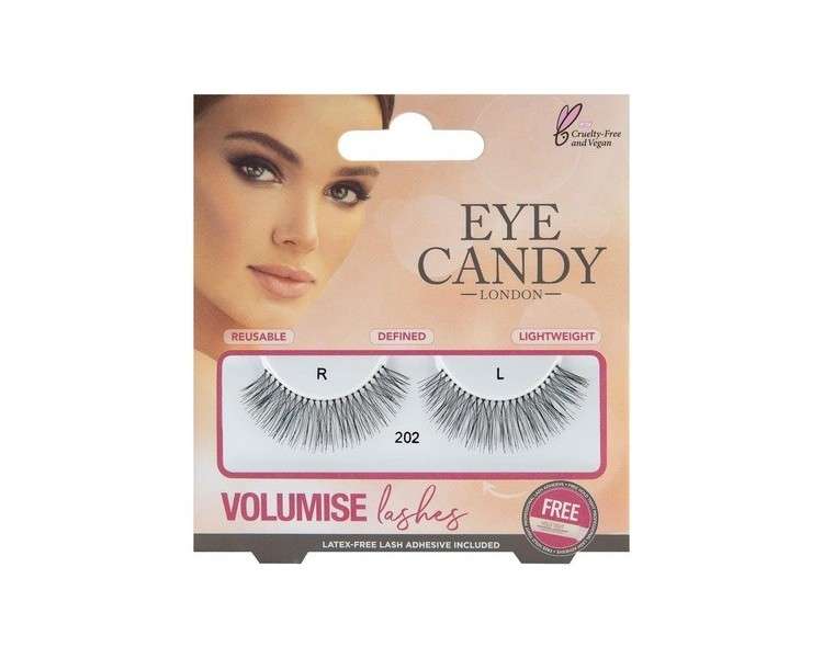 Volumise Style False Eyelashes No. 202 Black