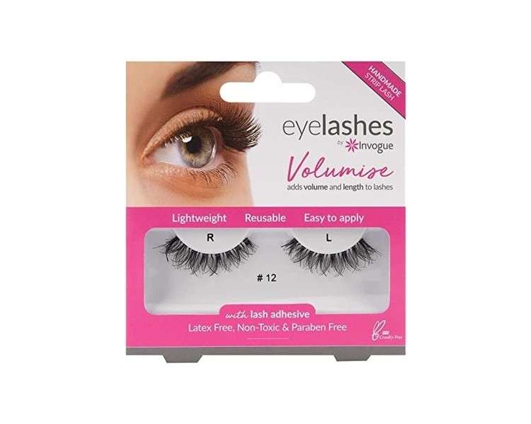 Volumizing False Eyelashes Number 12 Black