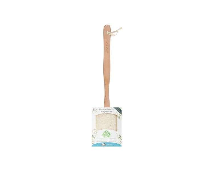 So Eco Flat Loofah With Wooden Handle