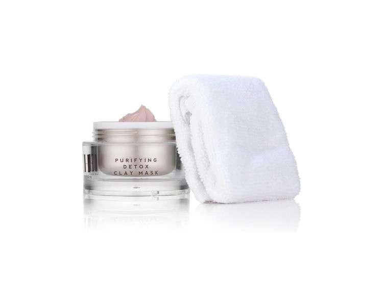 Emma Hardie Purifying Pink Clay Detox Mask 50ml - Dermatologically Tested Suitable for Sensitive Skin Deeply Cleanses Purifies Balances Skin Refines Pores Gently Exfoliates