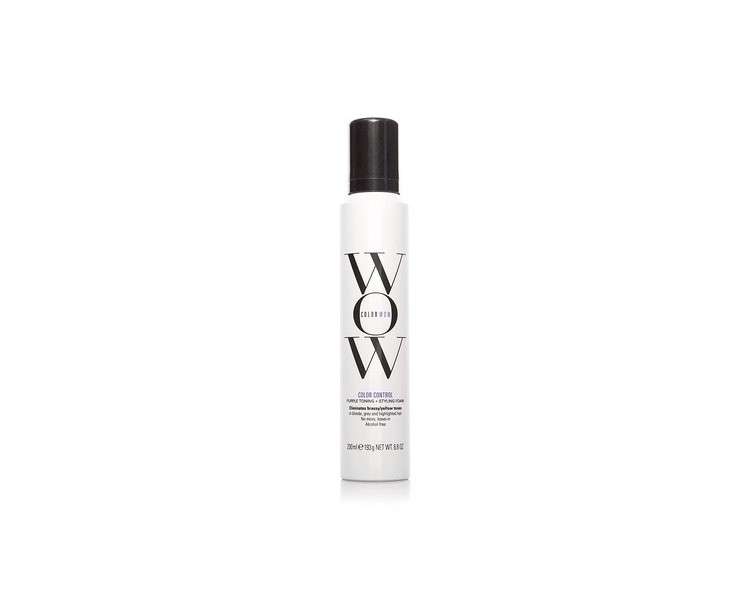 COLOR WOW Color Control Purple Toning + Styling Foam for Blonde Hair 200ml