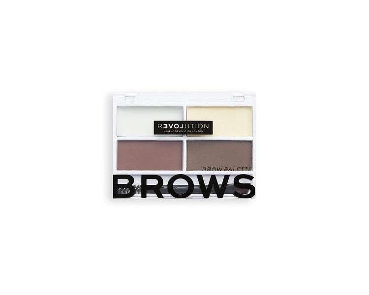 Revolution Relove Colour Cult Brow Palette Dark