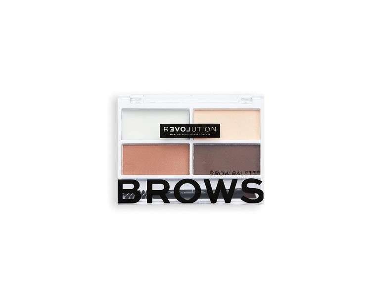 Revolution Relove Colour Cult Brow Palette Medium