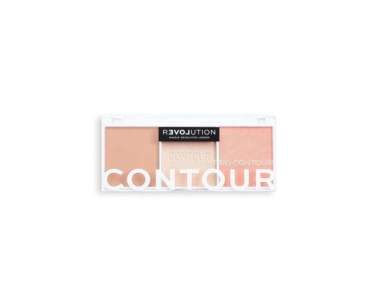 Revolution Relove Trio Contour Palette in Sugar