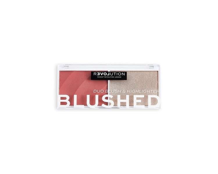 Revolution Relove Blushed Duo Blush and Highlighter - Cute