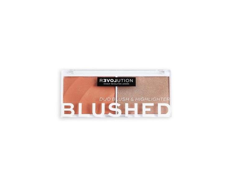 Revolution Relove Blushed Duo Blush & Highlighter Queen