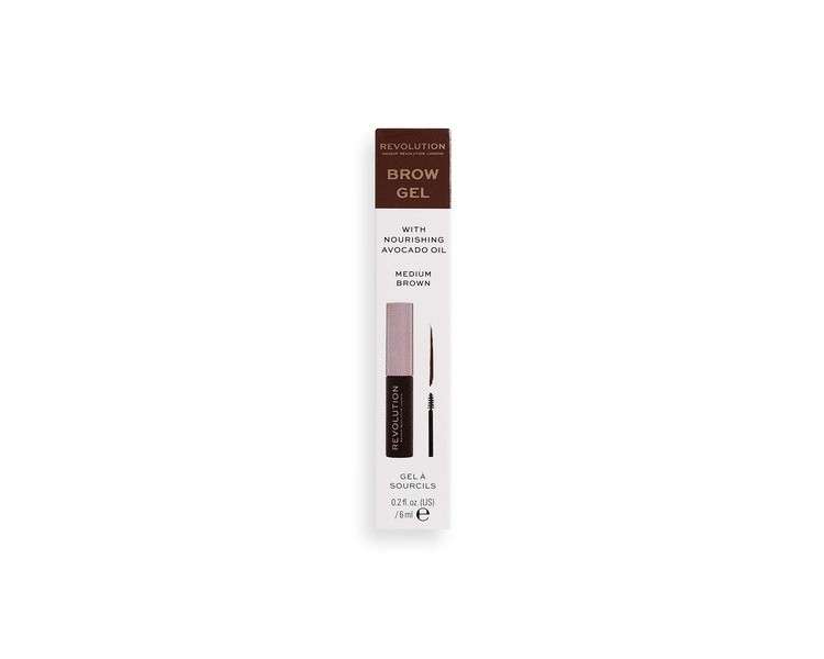 Revolution Brow Gel Medium Brown