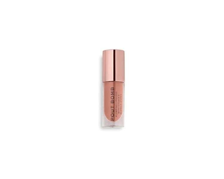 Makeup Revolution Pout Bomb Plumping Gloss Lip Plumper with Vitamin E 4.6ml Candy