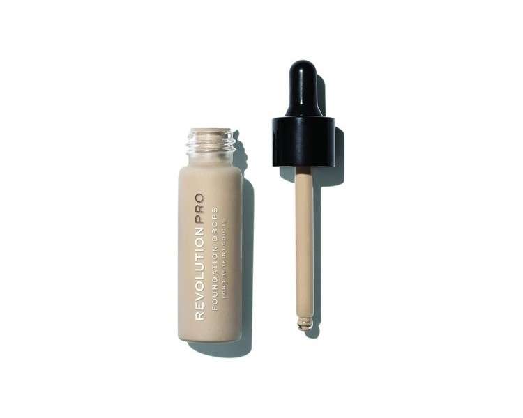 Revolution Pro Foundation Drops F2 18ml