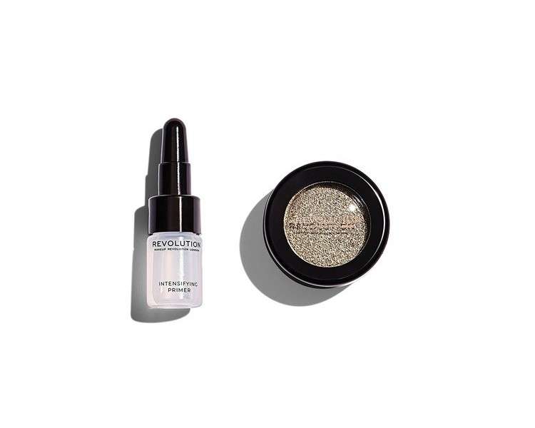 Makeup Revolution Flawless Foils Retreat Metallic Eyeshadow 2g + Intensifying Primer 2ml