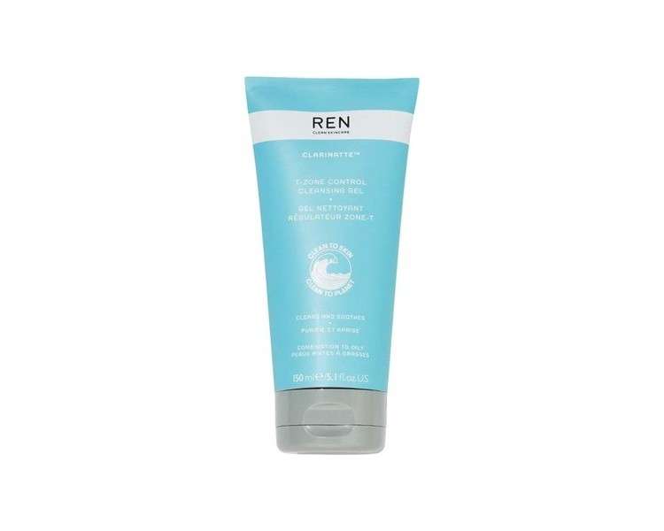 Ren Clarimatte T Zone Control Cleansing Gel 150ml