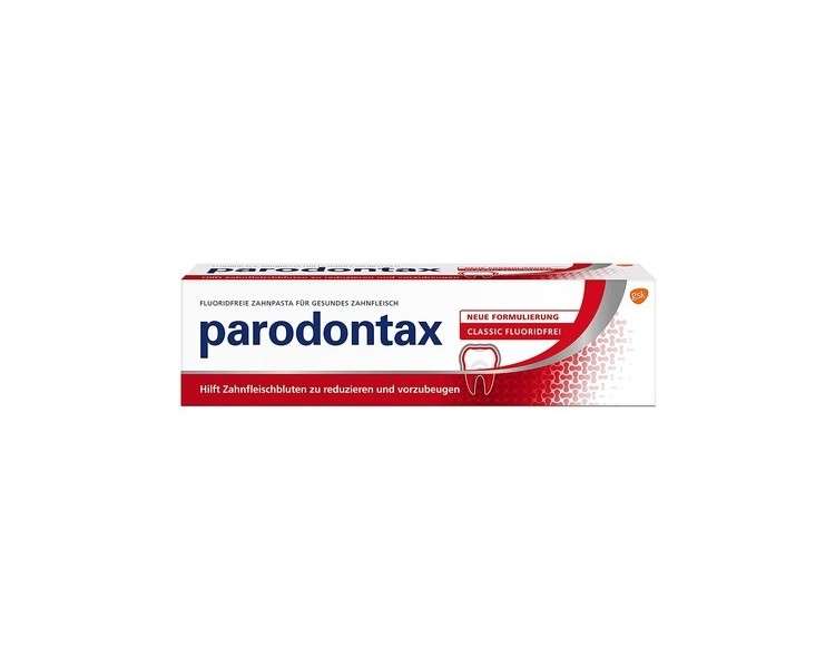 Parodontax Classic Toothpaste for Plaque Removal Helps Reduce and Prevent Gum Bleeding 75ml