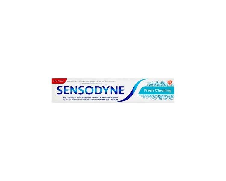 Sensodyne Fresh Cleaning Toothpaste for Sensitive Teeth 75ml