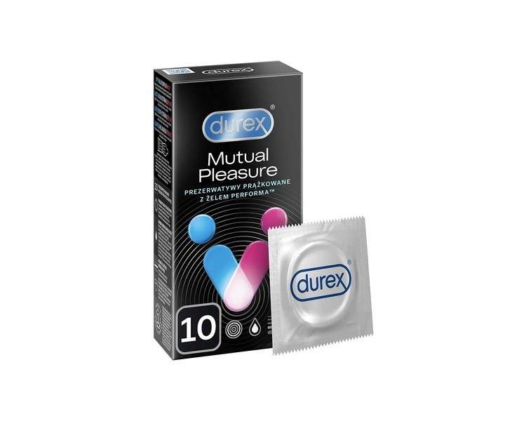 Durex Mutual Pleasure Condoms for a Shared Climax 10 Condoms